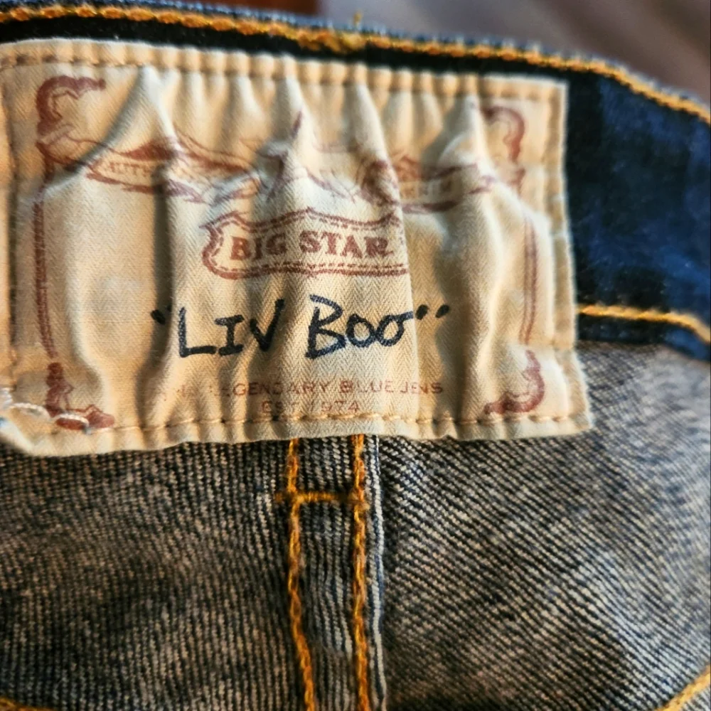 Big Star Women's Boot Cut Jeans - Dark Blue - Picture 13 of 14